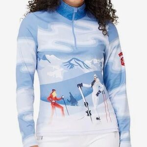 Krimson Klover Light Blue Quarter-Zip Top